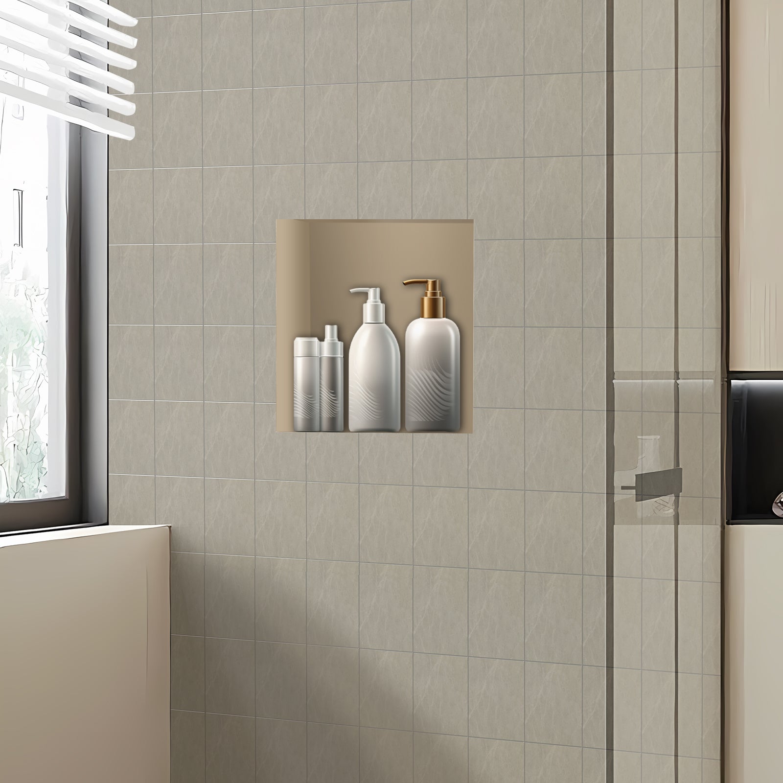 Ready to Tile Shower Niche Square Inside Dimension 14