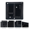Ceramic Shower Niche, 3-Compartment Storage, High-Glaze Surface, Easy to Clean and Resists Dirt Build-Up