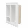 Ceramic Shower Niche, 3-Compartment Storage, High-Glaze Surface, Easy to Clean and Resists Dirt Build-Up