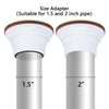 Uni-Green Champagne Bronze 4-1/4 Inch Round Shower Base Drain Solvent Welded to Fit 1.5” or 2” Pipe