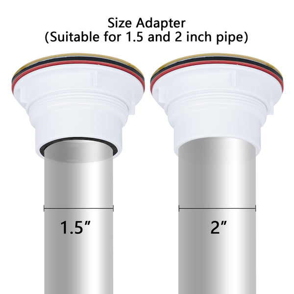 Uni-Green Champagne Bronze 4-1/4 Inch Round Shower Base Drain Solvent Welded to Fit 1.5” or 2” Pipe