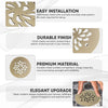 4-1/4 Inch Round No Caulk Shower Base Drain in Champagne Bronze – ABS Compression Design Fits 2" Pipe for Acrylic Shower Base