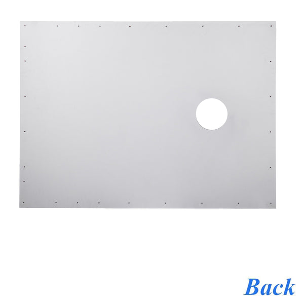 Tile Shower Pan Kit 48X36" | Cut-to Fit | Including: Shower Pan, Adjustable Shower Drain, and Waterproof Membrane.