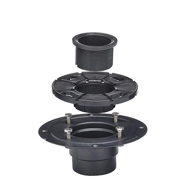 ABS Shower Drain Base With Adjustable Ring for Linear Drain UGDB002-ABS