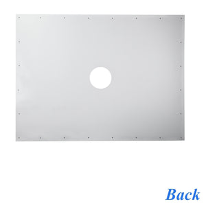 Tile Shower Pan Kit 48X36" | Cut-to Fit | Including: Shower Pan, Adjustable Shower Drain, and Waterproof Membrane.