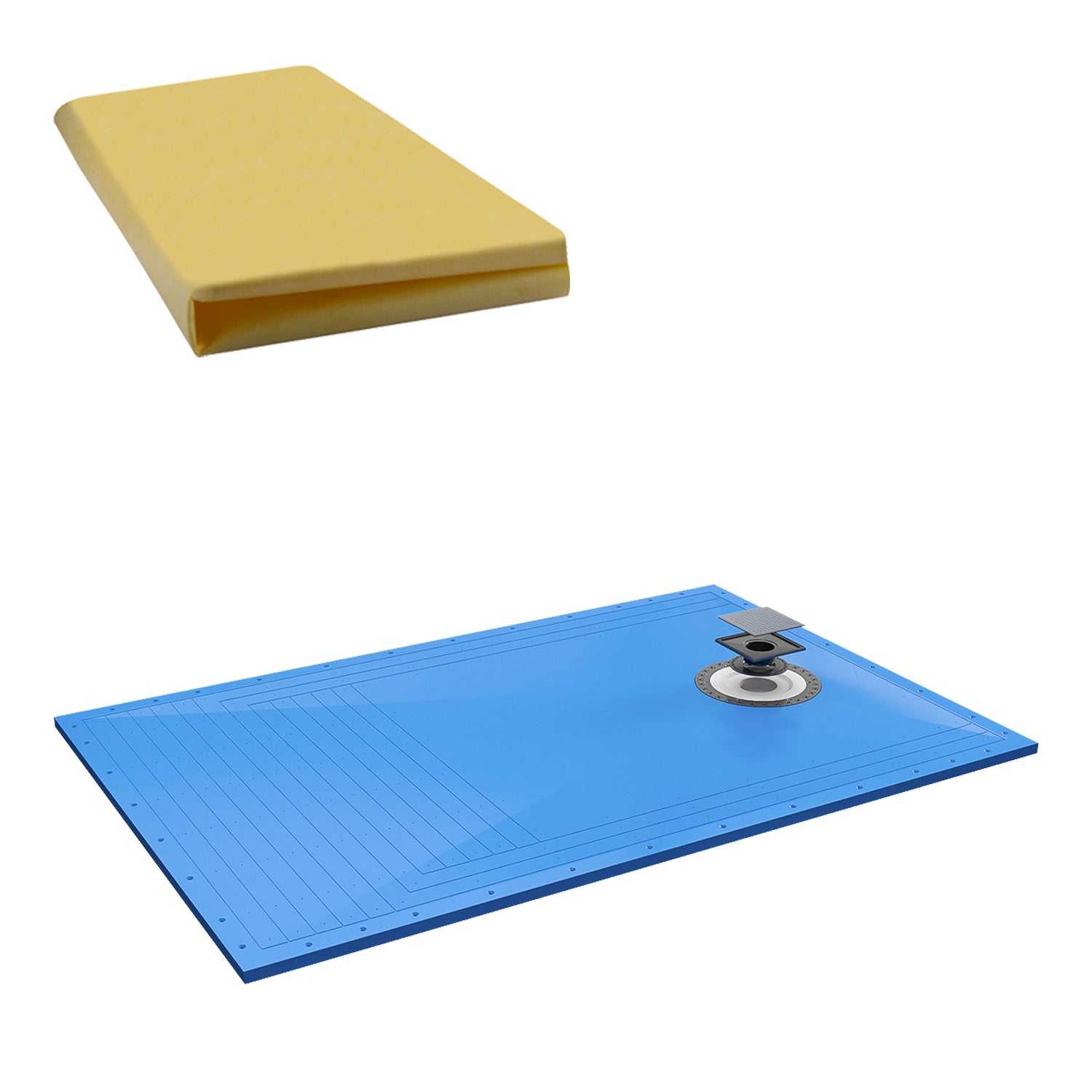 Tile Shower Pan Kit 72X48