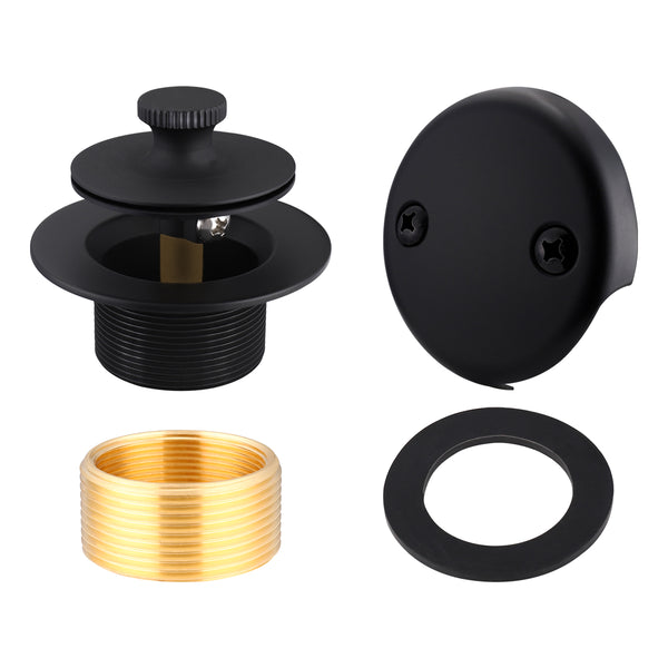 Bathtub drain Conversation Kit Assembly, Tub Drain Kit Lift and Turn, All Brass Construction