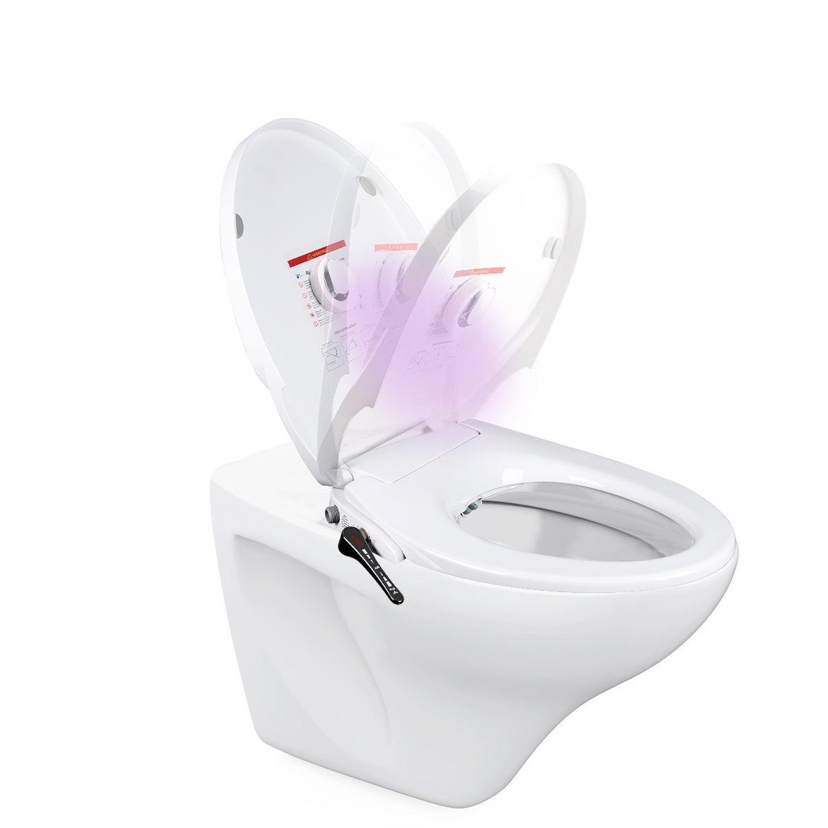 Toilet Bowl Cleaner UV Light Sanitizer Rechargeable