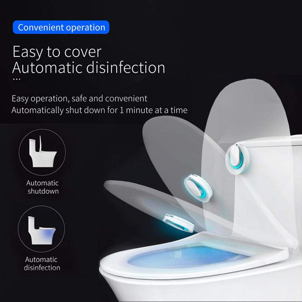 Toilet Bowl Cleaner UV Light Sanitizer Rechargeable