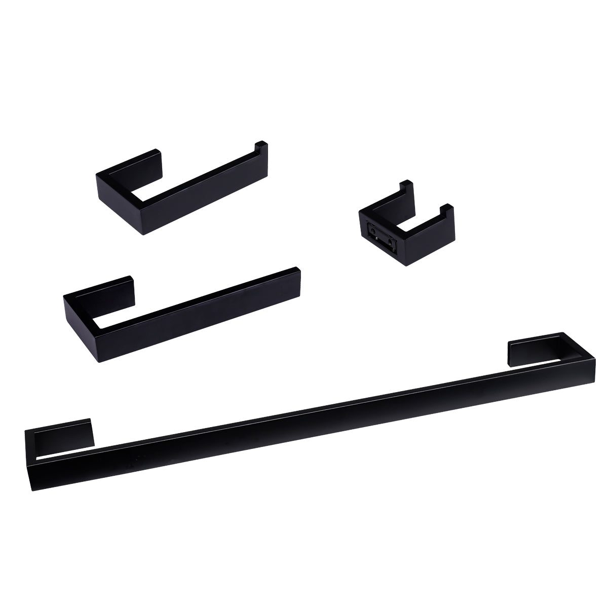Bathroom Hardware Set 4pcs, Towel Bar 24