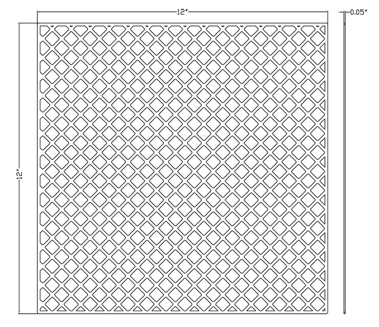 Mosaic Mesh Backing 12