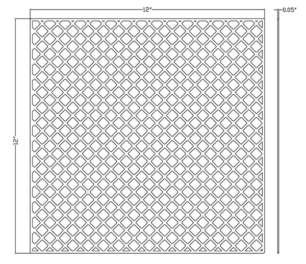Mosaic Mesh Backing 12"X12" for Mosaic Installation